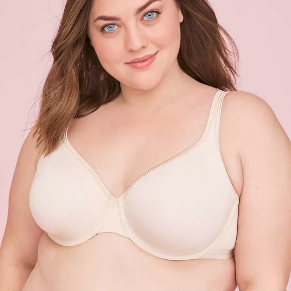 Cacique SZ 44D Cotton Demi Nude Underwire Bra
